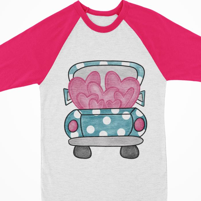 Valentine Raglan Tees Toddler and Kids Sizes | 21 Designs