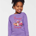  Freezin' Season Sweatshirt Yarn Design Cozy Season | Sizes 2T-7Y
