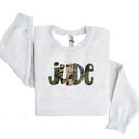  Alphabet Soup Personalized Sweatshirt | Sizes 2T-12 | 48 Alpha Options