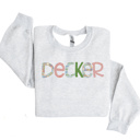  Alphabet Soup Personalized Sweatshirt | Sizes 2T-12 | 48 Alpha Options