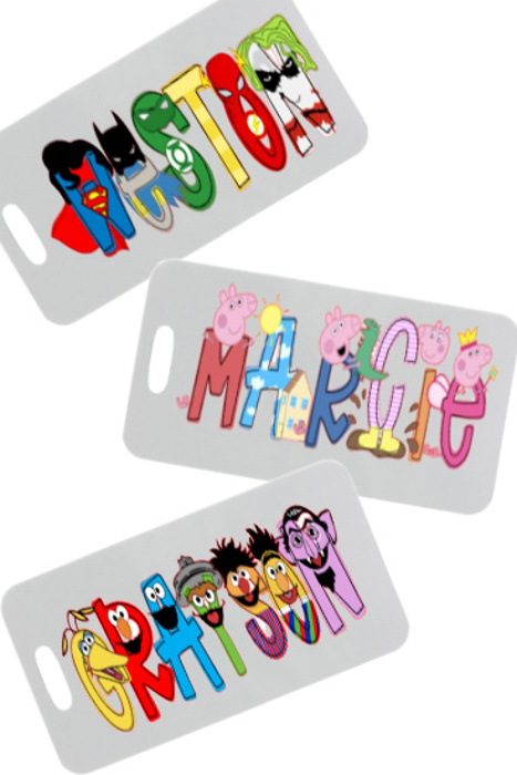 Personalized Character Bag Tag | 27 Characters