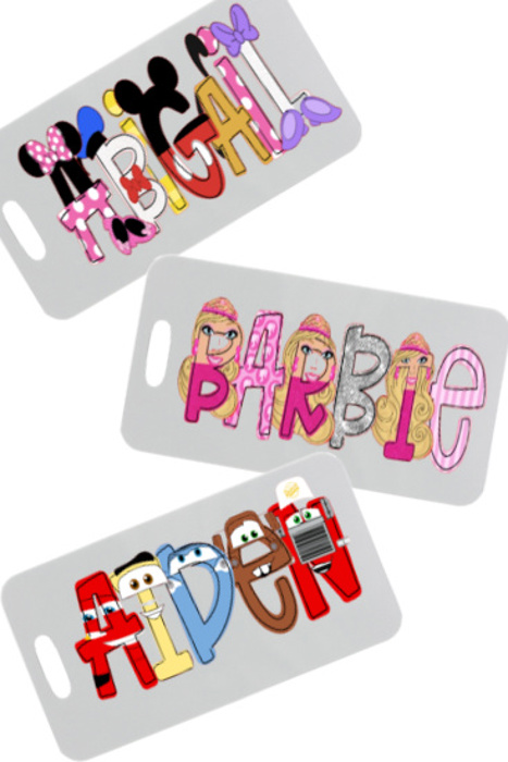 Personalized Character Bag Tag | 27 Characters