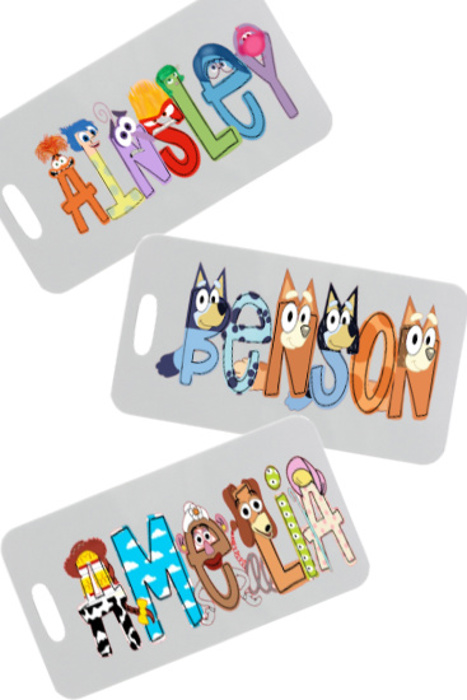 Personalized Character Bag Tag | 27 Characters