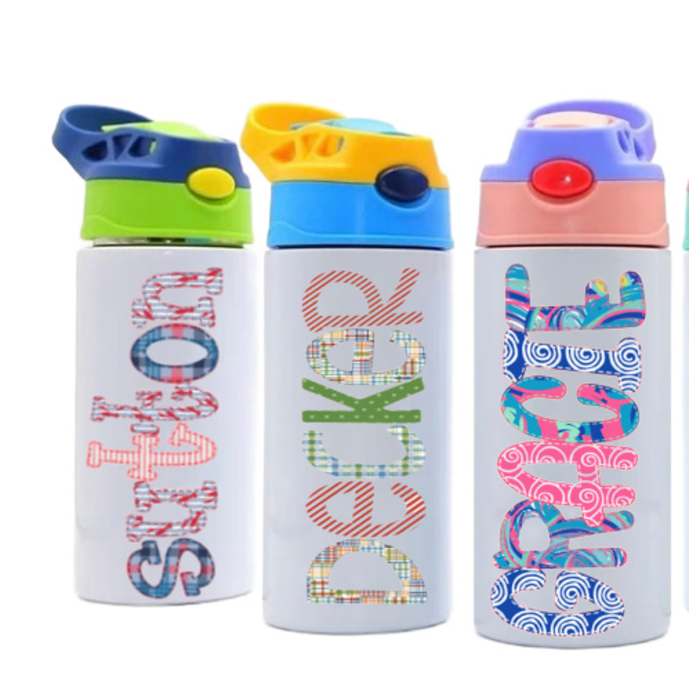 Personalized Alphabet Soup Water Bottle | 48 Alpha Choices