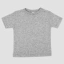 12M Gray-Unisex-Short Sleeve Personalized Character Baby Tee or Bubble | 27 Characters