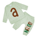  Alphabet Soup Personalized Knit Baby Set
