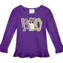  Girls Halloween Ghost Ruffle Tee | 3 Designs | 2T-8