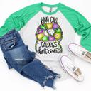  MARDI GRAS Raglan Tee | Adult Sizes | 13 Designs