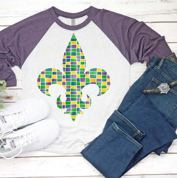 MARDI GRAS Raglan Tee | Adult Sizes | 13 Designs