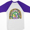  MARDI GRAS Raglan Tee | Adult Sizes | 13 Designs