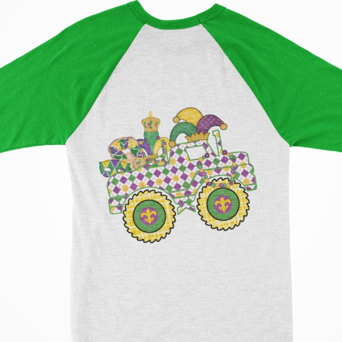 MARDI GRAS Raglan Tee | Adult Sizes | 13 Designs