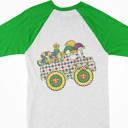  MARDI GRAS Raglan Tee | Adult Sizes | 13 Designs