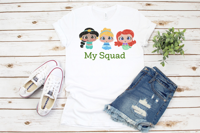 Create Your Own Vacation Character BESTIES Tee | 36 Character Options