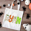  Monster Mash Personalized Halloween Tote | 11 Alpha Options