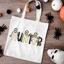  Monster Mash Personalized Halloween Tote | 11 Alpha Options