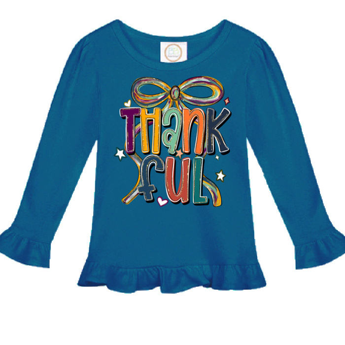 Thankful Thanksgiving Tee Kids | 2 Color Options
