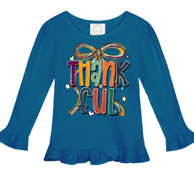Thankful Thanksgiving Tee Kids | 2 Color Options