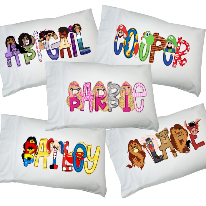 Personalized Character Pillowcase | 27 Characters