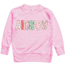  Holiday Name Tee Personalized Christmas | Sizes 2T-10Y | 8 Alphas