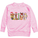  Holiday Name Tee Personalized Christmas Theme and Character | Sizes 2T-10Y | 8 Alphas