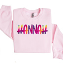  Alphabet Soup Personalized Sweatshirt | Sizes 2T-12 | 48 Alpha Options