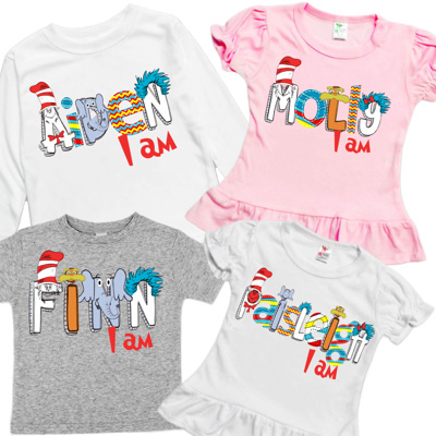 Read Across America Personalized Name Tee | Toddler and Kids