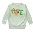  Holiday Name Tee Personalized Christmas Theme and Character | Sizes 2T-10Y | 8 Alphas