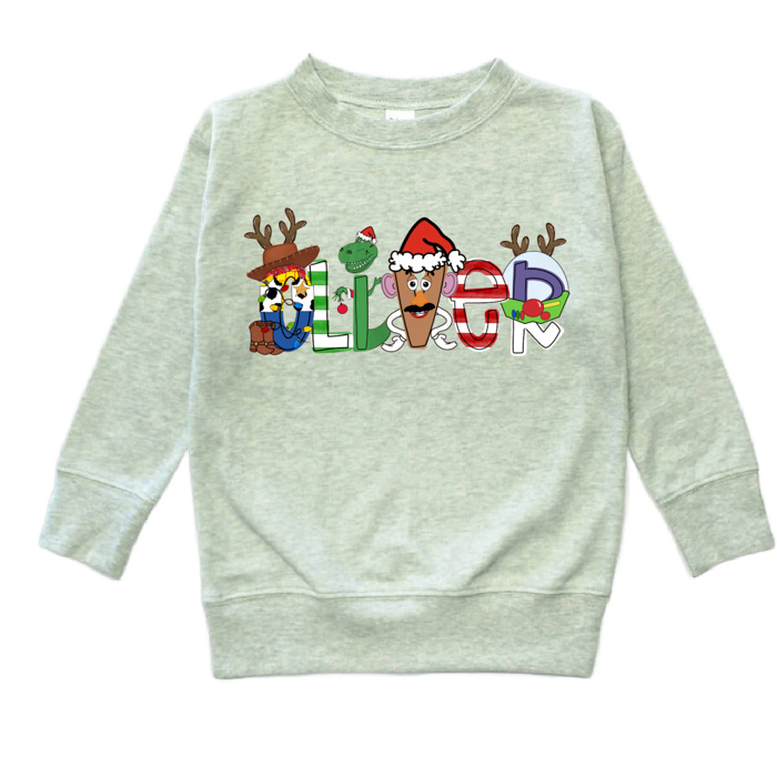 Holiday Character Name Tee Christmas Vacation  | 6 Designs | Sizes 2T-10Y