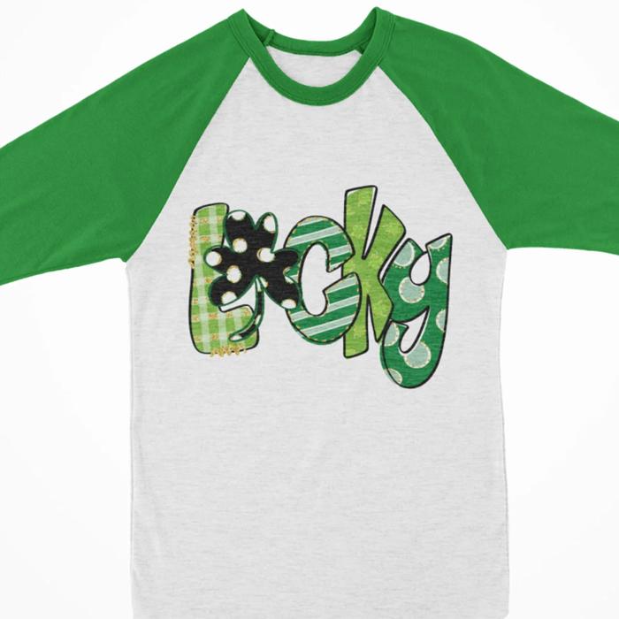 ST. PATRICK'S DAY Raglan Tee | Toddler and Kids | 7 Designs