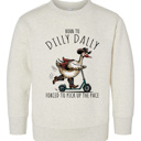  Dilly Dally Goose Sweatshirt Toddler Humor | Sizes 2T-7