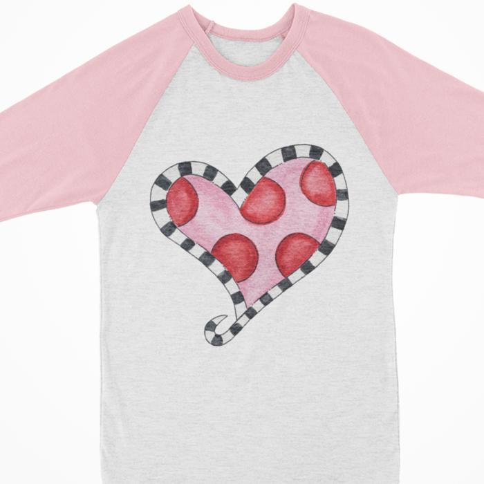 Valentine Raglan Tees Toddler and Kids Sizes | 21 Designs