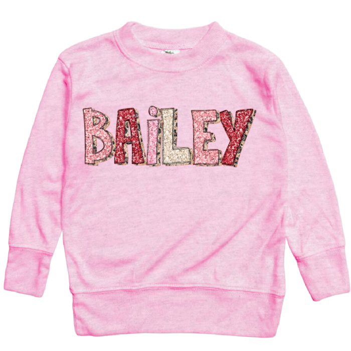 Valentine Name Tee Personalized  Sizes 2T-10Y | 7 Alphas