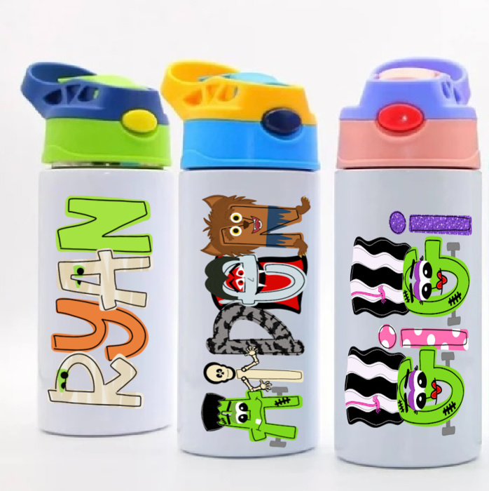 Halloween Monster Mash Water Bottle | 11 Apha Options