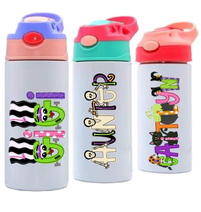 Halloween Monster Mash Water Bottle | 11 Apha Options