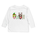  Holiday Name Tee Personalized Christmas | Sizes 2T-10Y | 8 Alphas