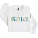  Alphabet Soup Personalized Sweatshirt | Sizes 2T-12 | 48 Alpha Options