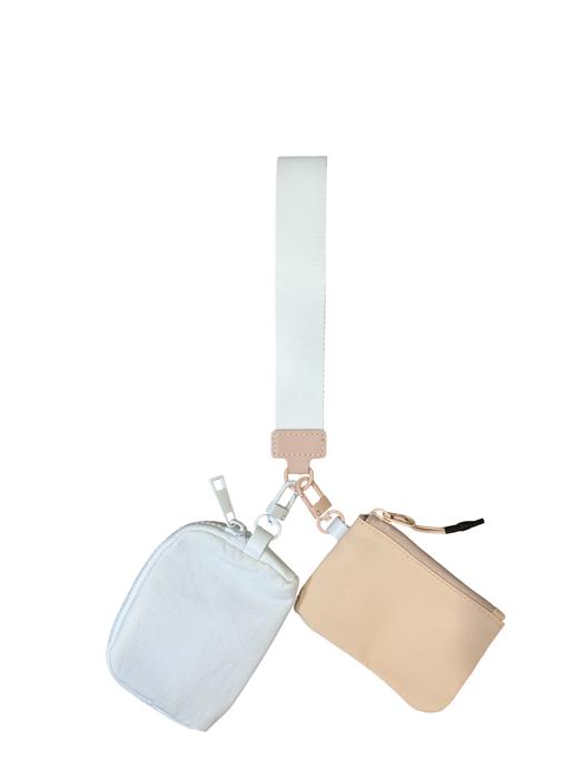 Dual Pouch Wristlet - 10 Color Options