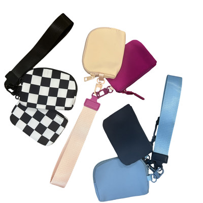 Dual Pouch Wristlet - 10 Color Options