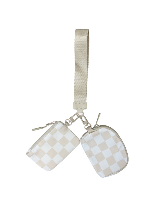 Dual Pouch Wristlet - 10 Color Options