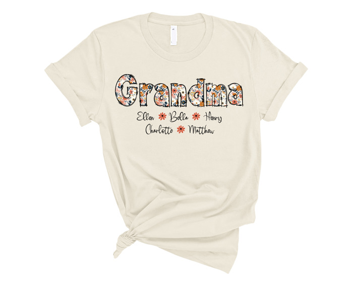 Tee - Personalized Tee for Mom or Grandma