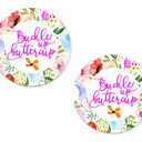  Car Coasters - Buckle Up Buttercup