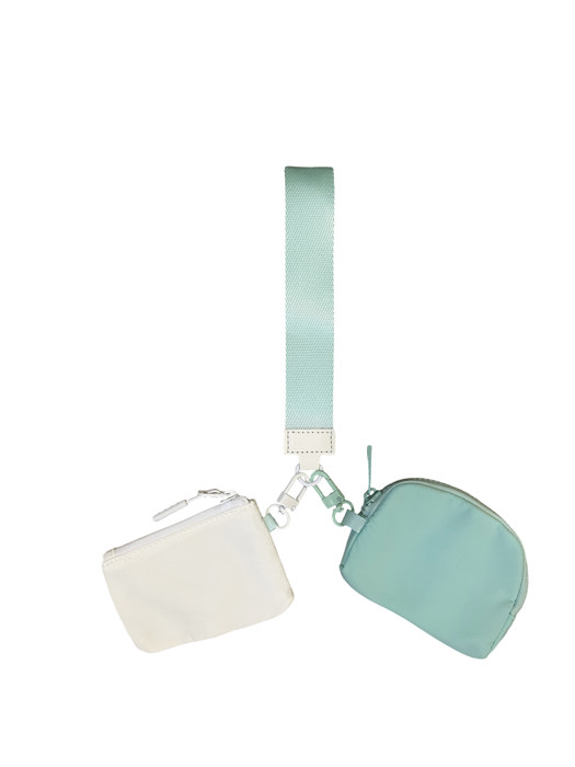 Dual Pouch Wristlet - 10 Color Options