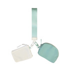 Green Dual Pouch Wristlet - 10 Color Options
