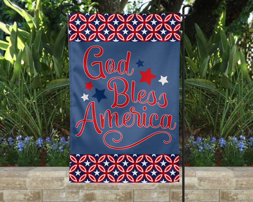 Garden Flag - God Bless America