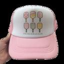  Trucker Hat - Pink Pickleballer