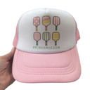  Trucker Hat - Pink Pickleballer