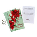 Poinsettias Greeting Card Keeper Organizer