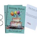 Birthday Cake Greeting Card Keeper Organizer