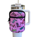 Boots Zippered Tumbler Pouch with Pocket