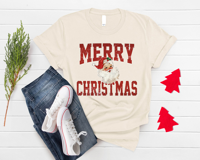 Tee - Merry Christmas Santa Holiday T-Shirt